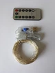 Гірлянда від USB "світлодіодні краплі" 20м, 200LED, теплий білий, 8 режимів + пульт - зображення 5