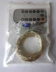 Гірлянда від USB "світлодіодні краплі" 20м, 200LED, теплий білий, 8 режимів + пульт - зображення 4