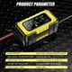 Зарядное устройство для аккумуляторов Foxsur 12 В 7 А для гелевых, свинцово-кислотных, необслуживаемых аккумуляторов, lifepo4 и других - изображение 12