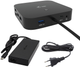 i-tec USB-C HDMI DP Docking Station Power Delivery 100 W + i-tec Universal Charger 100 W (C31HDMIDPDOCKPD100) - obraz 1