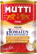 Томаты Mutti Чищеные резаные с чесноком 400 г (8005110170461) - изображение 1