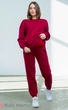 Теплый спортивный костюм для беременных и кормящих с начесом Vieno M Юла Мама Красный - изображение 14