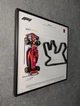 Лімітована Модель Bburago з Рамкою Тримачем 2в1 на Стіну або Полку з F1 Ferrari SF24 та 3D Трасою Qatar GP "Lusail International Circuit" / Сезон 2024 Season Model Car #16 Charles Leclerc / Шарль Леклер SF-24 - зображення 5
