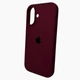 Чохол силіконовий Full Silicone Case for iPhone 16 Plum (з закритим низом) - изображение 2