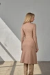 Платье для беременных и кормящих из теплого трикотажа в рубчик Annie XL Юла мама Карамель - изображение 2