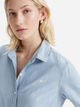 Сорочка бавовняна жіноча Levi's 34574-0043 XL Блакитна (5401157468869) - зображення 4