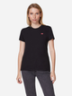 Koszulka damska bawełniana Levi's Perfect Tee 39185-0008 XS Czarna (5400599010681) - obraz 1