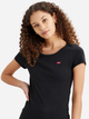 Zestaw koszulek damskich bawełniany 2 szt Levi's Crewneck 74856-0006 XS Czarny (5400898232203) - obraz 4