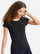 Zestaw koszulek damskich bawełnianych Levi's 74856-0006 XL 2 szt Czarny - obraz 2