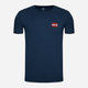 Zestaw koszulek męskich bawełnianych Levi's 79681-0015 L 2 szt Biały/Granatowy - obraz 8