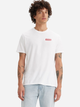Zestaw koszulek męskich bawełnianych Levi's 79681-0040 L 2 szt Biały/Czarny - obraz 2