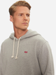 Bluza męska z kapturem kangurka Levi's 34581-0047 S Szara - obraz 4