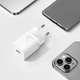 Зарядний мережевий пристрій Baseus Super Si 20W Type-C 3A з функцією швидкої зарядки QC3.0+PD3.0 (CCSUP-B02) White - зображення 7