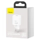 Зарядное сетевое устройство Baseus Super Si 30W Type-C 3A с функцией быстрой зарядки QC3.0+PD3.0 (CCSUP-J02) White - изображение 10