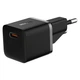Комплект для швидкої зарядки Зарядний мережевий пристрій Baseus GaN5 Mini 20W Type-C 3A QC3.0 + Кабель Type-C to Type-C 100W 1m (P10110900113-00) Black - зображення 5