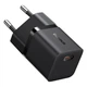 Комплект для быстрой зарядки Зарядное сетевое устройство Baseus GaN5 Mini 25W Type-C 3A QC3.0+PD3.0 + Кабель Type-C to Type-C 100W 1m (P10110909113-01) Black - изображение 2