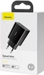 Зарядное сетевое устройство Baseus Speed Mini 20W Type-C 3A с функцией быстрой зарядки QC3.0+PD3.0 (CCFS-SN01) Black - изображение 12