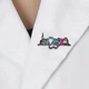 Значок (пин) BROCHE брошь бижутерия Медицина Nurse (Медсестра) разноцветный BRGV114809 - изображение 3