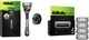 Станок (бритва) для гоління Gillette Labs з 1 касетою та 4 картриджі в упаковці (6838555) - зображення 1