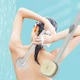 Щетка с емкостью для моющего средства с длинной ручкой для душа Body brush AND LY-588 - изображение 2