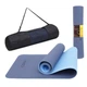Коврик спортивный Cornix TPE 183 x 61 x 0.6 cм для йоги и фитнеса XR-0003 Blue/Sky Blue - изображение 1