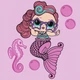 Картина за номерами LOL Surprise Mermaids Waves 40 х 40 Ідейка KHO6266 - изображение 1