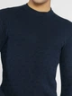 Джемпер трикотажний чоловічий темно-синього кольору Arber Crew-neck J N-AVT-122 L зріст 4 синій (M10.08.09.511) - изображение 4