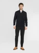 Кофта трикотажна чоловіча чорного кольору на блискавці Arber Zipper-cardigan N-AVT-29 S зріст 4 чорний (M10.03.02.511) - изображение 2