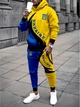 Спортивний костюм чоловічий Яскраво прапор XS жовто-синій - изображение 1