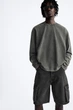 Шорти карго джинсові Zara 30 чорний 1538/469/800 - изображение 5