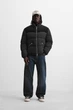 Дута куртка Zara чорний 6318/417/800 M - изображение 3