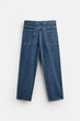 Джинси вільного крою Zara Wide Tapered 30 синій 9942/330/427 - зображення 7
