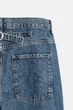 Джинси вільні з розрізами Zara Baggy Fit 32 синій 6688/317/407 - изображение 9