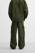 Штани карго Zara Relaxed Fit 31 хакі 6786/301/507 - зображення 3