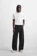Джинси вільного крою Zara Baggy Fit 31 чорний 8062/380/800 - изображение 1