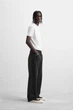 Джинси вільного крою Zara Baggy Fit 31 чорний 8062/380/800 - изображение 4