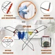 Сушарка для білизни Kanat PRO KP-600 16,5м, підлогова сушилка для білизни 16,5м - зображення 1