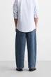 Джинси вільного крою Zara Wide Leg 32 синій 3991/390/427 - изображение 3
