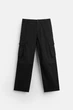 Штани карго Zara Relaxed Fit 32 чорний 6786/301/800 - изображение 5