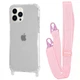 Чохол з ремінцем WAVE Clear Case with Strap для Apple iPhone 14 Pro Max pink sand - зображення 1