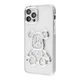 Чохол силіконовий "Ведмедик" WAVE Shining Bear Case для Apple iPhone 12 Pro Max silver - зображення 1