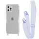 Чехол с ремешком WAVE Clear Case with Strap для Apple iPhone 12/12 Pro light purple - изображение 1