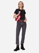 Футболка хлопковая женская Levi's 39185-0008 L Черная (5400599010650) - изображение 3