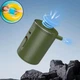 Портативный мини - насос для отдыха 2 в 1 HENGDUAN Nano Pump 1 туристический вакууматор для надувного круга / матраца / подушки + 5 насадок, 7.5х4.5 см, зеленый (100873697) - изображение 1