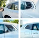 Накладки на окна задней двери BMW X3 IX3 серии G01 2017- уголки жабры 2шт цвет Черный - изображение 6