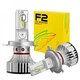 LED лампы для фар F2 H4 Solar - изображение 4
