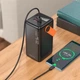 Power Bank BOROFONE BJ66B 22.5W+PD20W 60000mAh Портативний Акумулятор Повербанк Чорний - изображение 6