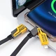 Кабель WUW-X207 USB, Type-C, Lightning, 65W, 1m, black - изображение 6