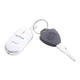 Звуковой брелок Key Finder для поиска ключей в радиусе до 10 м. со встроенным светодиодным фонариком 1 шт. Белый - изображение 2