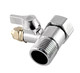 Адаптер + шаровый вентиль AD-4BC-3W/BV-2BC-CH 1/2"-1/4"-1/2" (резьба наружная - цанга- резьба внутренняя) - изображение 1
